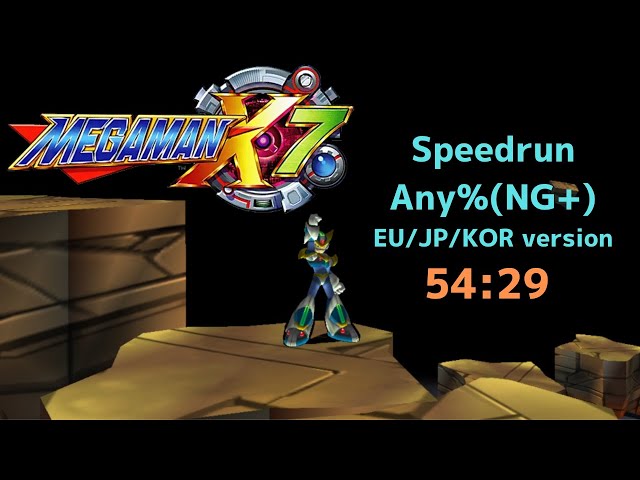 ロックマンX7 Any%(NG+) RTA 54:29 (字幕解説付き) Mega Man X7 Speedrun