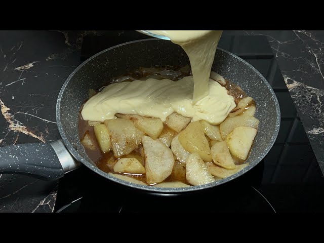 Berühmter Birnenkuchen in 30 Minuten: Leckerer gebratener Kuchen!