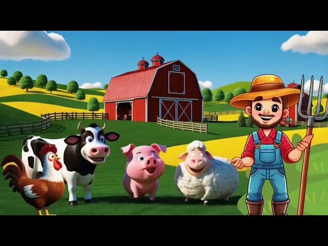 Old McDonald Had A Farm! Super Simple Nursey Rhyme For Kids.