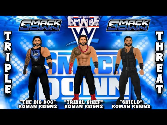 Full Match : Tribal Chief Vs The Big Dog Vs Shield Roman (Triple Threat) (Wrestling Empire Forever)