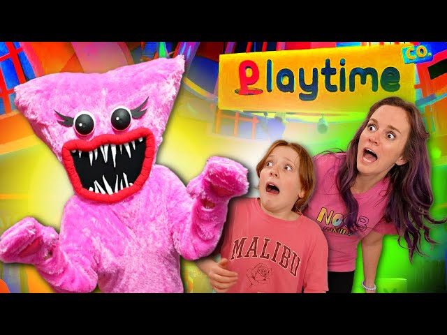 Poppy Playtime ESCAPE ROOM  In Real Life! Huggy Wuggy & Kissy Missy MOD