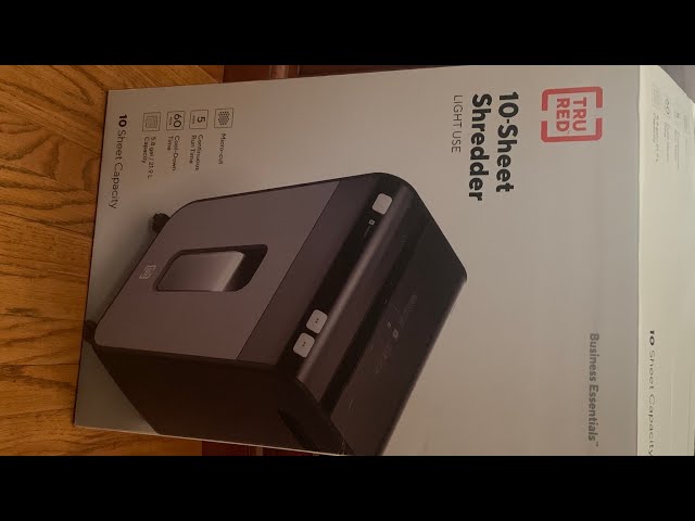 TRU RED 10 Sheet Micro-Cut Shredder