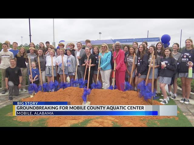 Mobile County breaks ground on new aquatic center