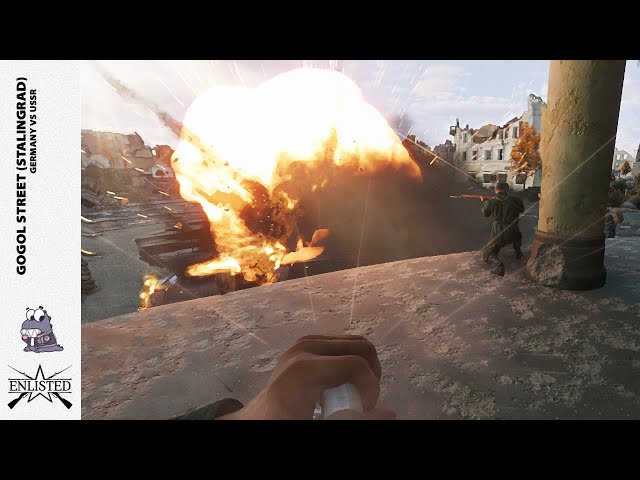 QUICKIE! Enlisted PC Gameplay Gogol Street (Battle of Stalingrad) (No Commentary) WW2 Germany v USSR