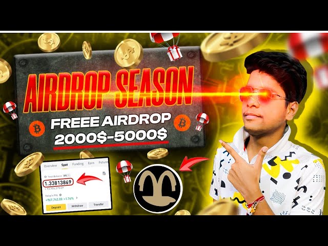 😱😱 Earn Freee Gauranteed 5000$ From Airdrops | Biggest Crypto Airdrop of 2024 | Best Airdrop 2024