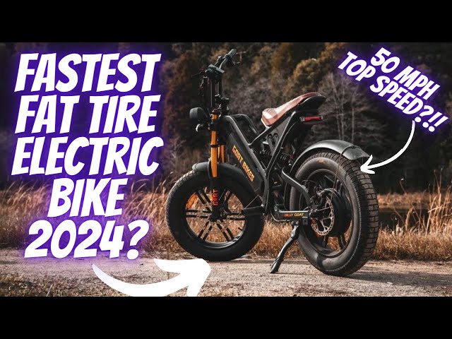 Top 5 Fastest FAT Tire Electric Bikes 2024! Fastest FAT Ebike