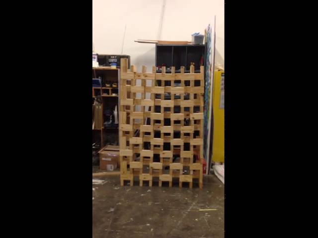 4'w 6'h Domino Wall Test