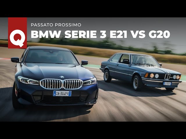 Bmw Serie 3 E21 vs G20: passato prossimo