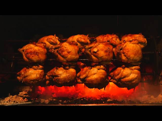 HD fireplace - chickengrill loop - 28 hot chicken