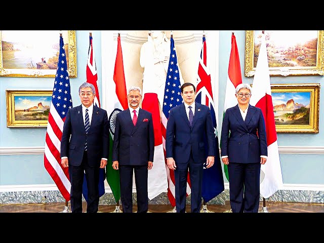 Marco Rubio MEETS the Indo-Pacific Quad Foreign Ministers!