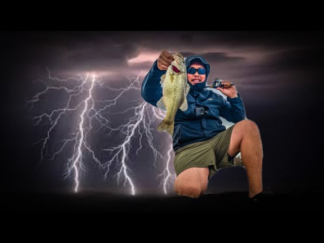 Pre spawn fishing in a DANGEROUS HAIL STORM!(BAD IDEA)