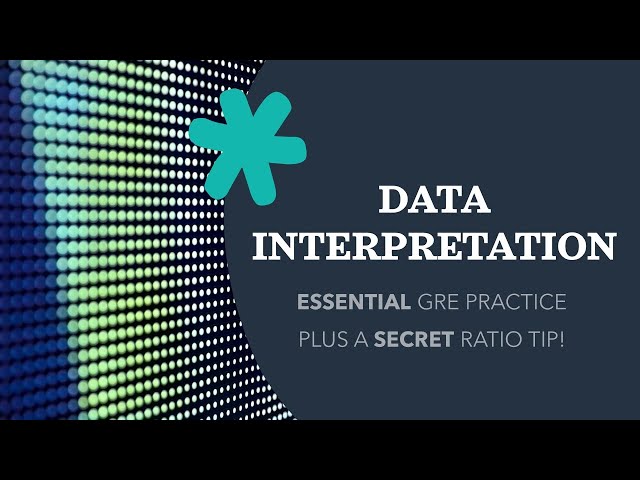 GRE Data Interpretation: Easy - Medium - Hard