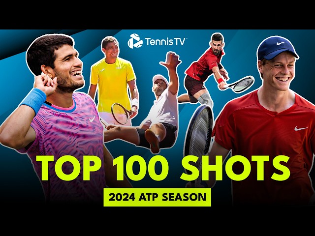 TOP 100 SHOTS: 2024 ATP TENNIS SEASON 🤯