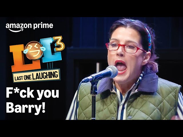 Tina's F*ck you Barry act 🎤 | LOL: Last One Laughing NL | seizoen 3