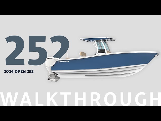 Open 252 Center Console - 2024 Walkthrough #boatwalkthrough #newboat