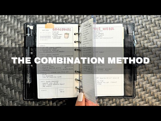 Finally figured out my planner system... #combinationmethod