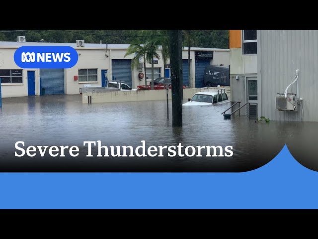 Clean-up underway after severe thunderstorms batter NSW, Queensland | ABC News