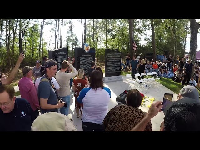 Rescuers, Mississippi locals behind monument at Lynyrd Skynyrd plane crash site