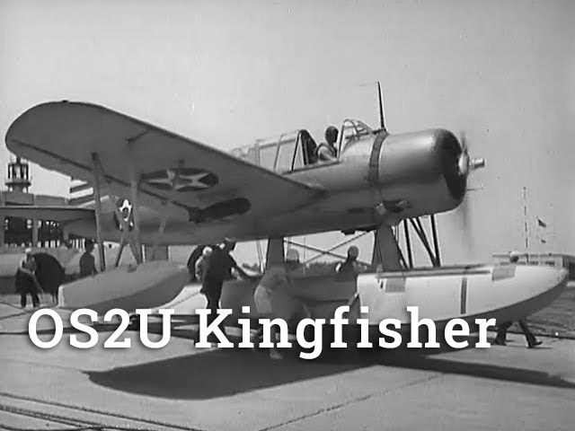 Vought OS2U Kingfisher Floatplane In Flight