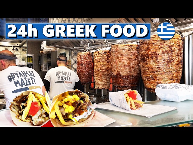 24 Hours of Greek Food | Ultimate Greek Food Tour in Thessaloniki! 🇬🇷🍽️