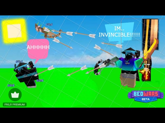 When you get VOLCANIC FORGE with HANNAH KIT in ROBLOX BEDWARS | *op combo | hannah kit pro