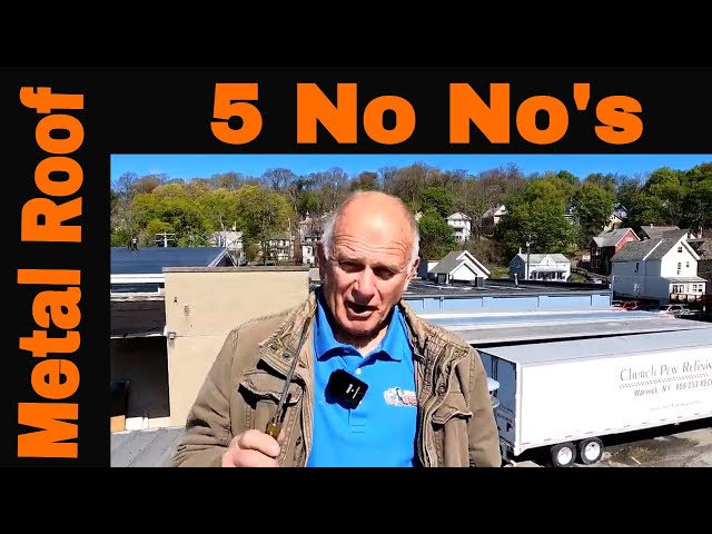 5 common mistakes to avoid when Repair Metal Roof leaks - Turbo Poly Seal