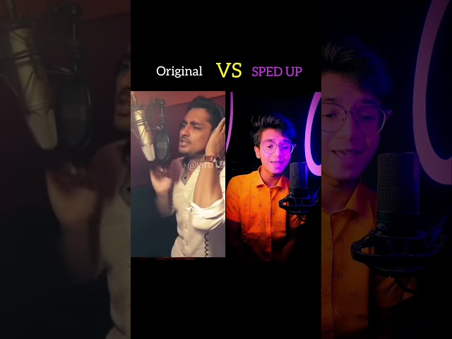 unaku thaan sped up vs original 😻💗 chithha | siddharth #trending #shorts #tamil