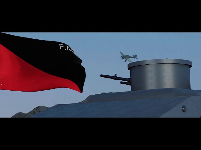 Spanish Civil War CNT-FAI Anarchist Tank Animation