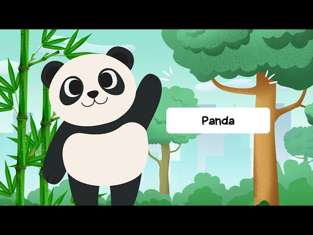 Wild Animals for Kids | Learn Animals Names in English | Kids Vocabulary| English Educational Video