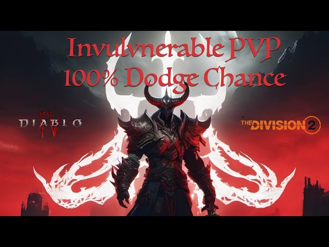 Invulnerable PvP Diablo Build - 100% Dodge Chance | Division2 vs Diablo 4 Comparison