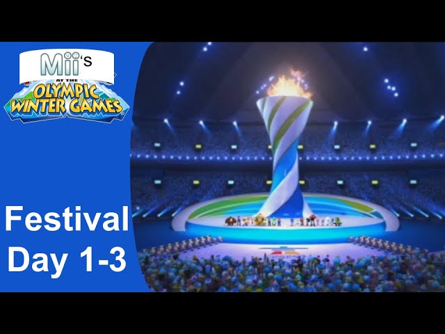 Mii's At The Olympic Winter Games - Festival Team | (Day 1-3)