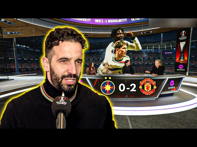 FCSB vs Manchester United 0-2 🔥 Ruben Amorim and Dalot reaction to the win and post match analysis