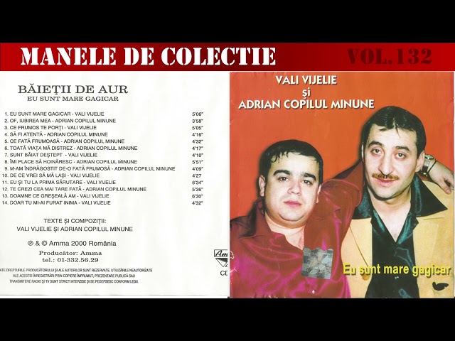 132 - Manele vechi de colectie - Baietii de aur vol.5 (2000) [Varianta CD]