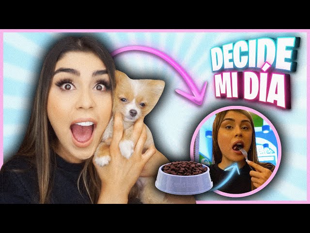 MI PERRITA DECIDE MI DÍA! (SU PRIMER BAÑO 🐶😱 ) Reto- PAUTIPS