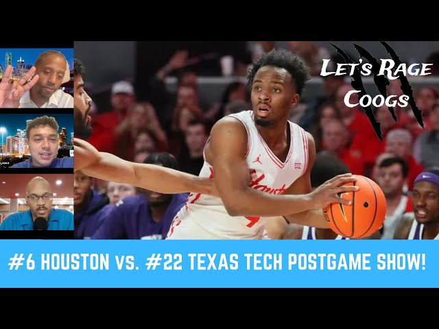 Let's Rage Coogs: #6 Houston Cougars basketball vs. #22 Texas Tech!