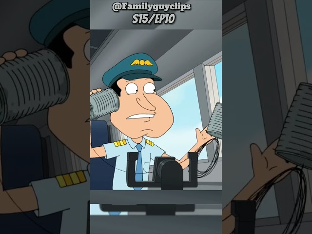 Quagmire Being a Pilot 🗿 Family| Family guy funny moments!!!