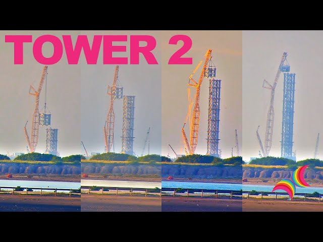 SpaceX Starbase Tower 2 Construction | Jessica Kirsh (Nik Lovell Edit 029)