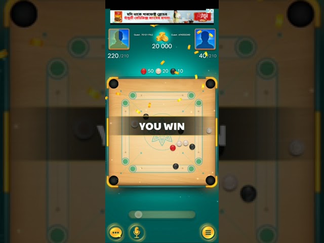 how to carrom pool game video carrom king 👑 🎮 Games super fast game 04 Mach win super king