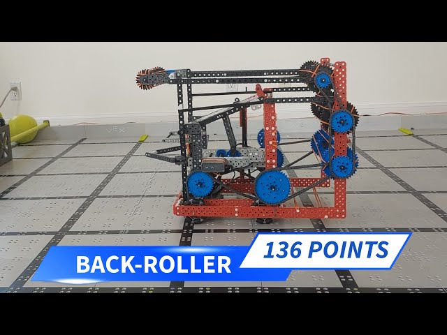 136 points - VEX IQ Rapid Relay "Parallax" back roller robot reveal by Ben Lipper