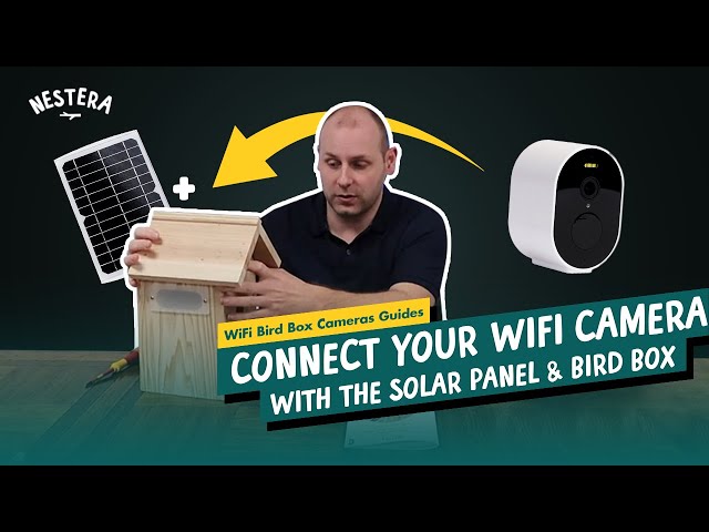 How to Connect Your WiFi Camera with the Solar Panel & Bird Box