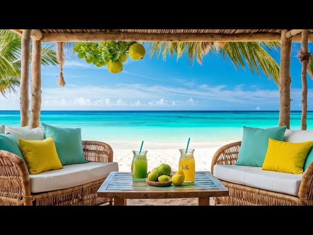 Soft Seaside Jazz Music – Smooth Bossa Nova in Calm Ocean Waves For A Relax Tranquil Tropical Day🍹🏝️