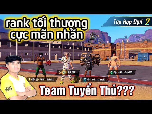 PUBG Mobile - Ghép Team Quét Map UR Rank Cực Căng Cùng Game Cân Team Khiến Người Lạ Trầm Trồ