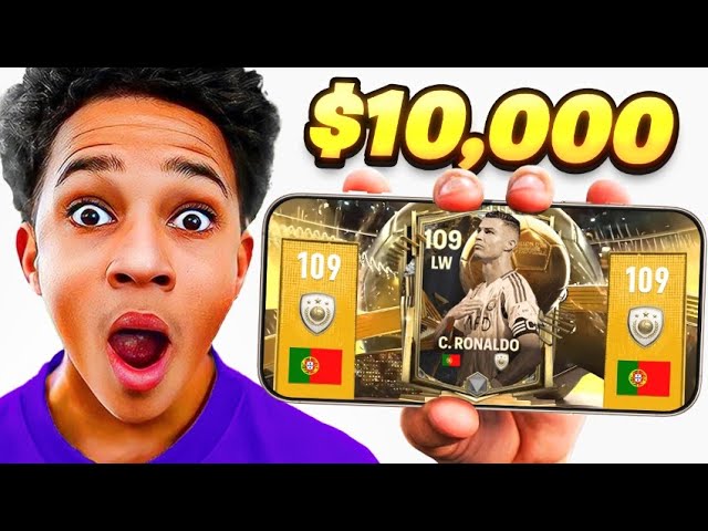 KID RONALDO Spends $10,000 On FC Mobile & Got A WORLD RECORD!