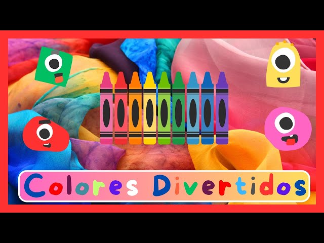 🎨 Los colores divertidos 🌈 - Para que los niños aprendan los colores básicos.