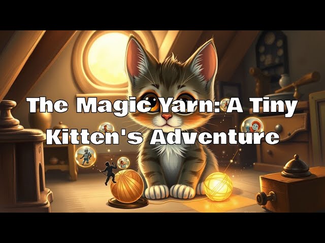 The Magic Yarn: A Tiny Kitten's Adventure: A Bedtime Story