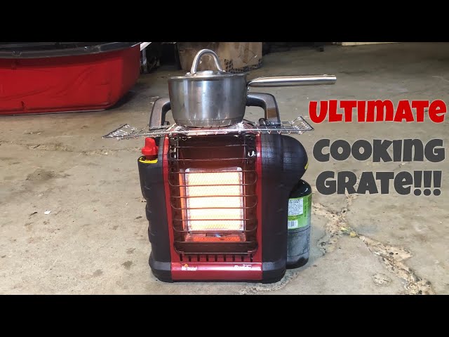 Ultimate Buddy Heater Cooking Grate !!!   #mrheater  #sonnenburgoutdoors