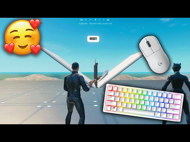 Chill ASMR🤩 1v1 BUILD FIGHT 🏆Satisfying Fortnite Keyboard Sounds