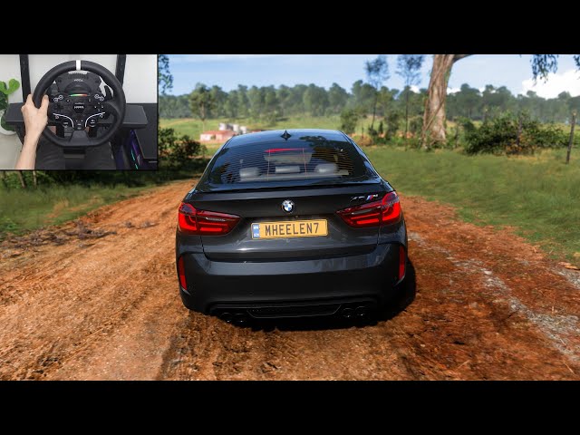 1570HP BMW X6 M 2015-FORZA HORIZON 5 |STEERING WHEEL GAMEPLAY