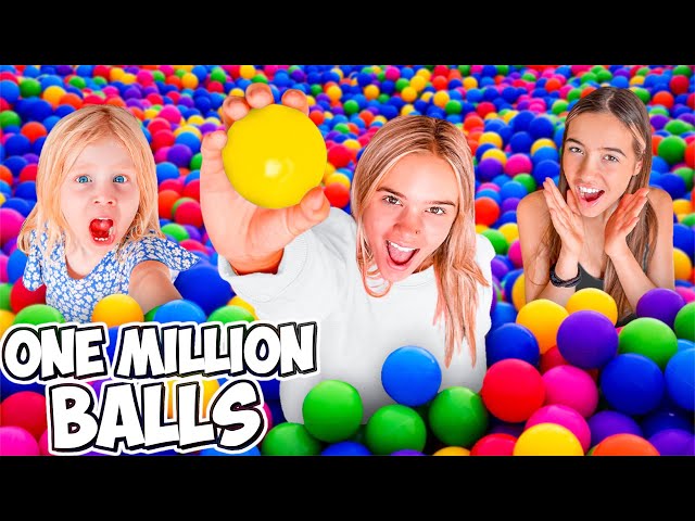 We Filled our House with ONE MILLION Balls!