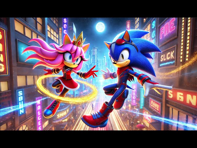 SONIC SPIDERMAN Falls In Love With AMY! - Love Story - Sonic The Hedgehog 3 Animation